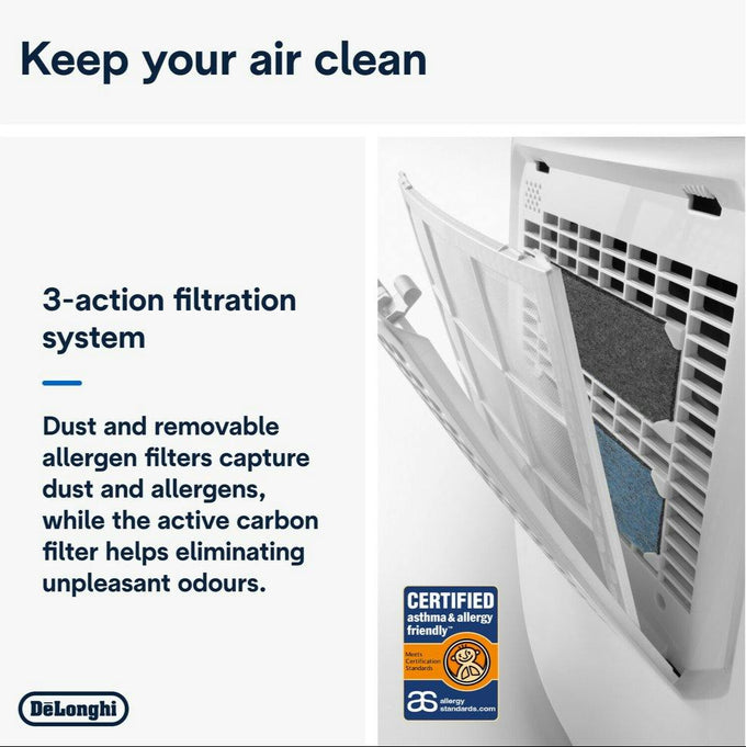 DeLonghi Tasciugo AriaDry 16L Multi Dehumidifier | DEXD216RF | White - Image 4