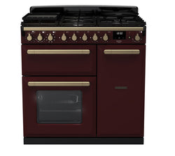 Rangemaster Dual Fuel Estel Deluxe 90cm Antique Brass Trim