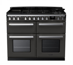 Rangemaster Dual Fuel Estel Deluxe 110cm Slow Cook Oven Chrome Trim