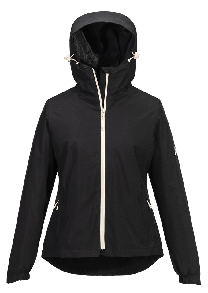 Portwest Ladies - Clonbur Fleece Lined Rain Jacket Black - Image 2