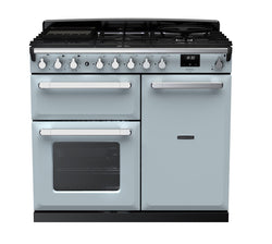 Rangemaster Dual Fuel Estel Deluxe 100cm Chrome Trim