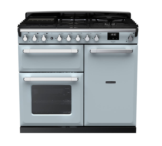 Rangemaster Dual Fuel Estel Deluxe 100cm Chrome Trim - Image 5