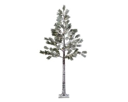 LED Snowy Pine Outdoor Tree H180cm with 96 Lights