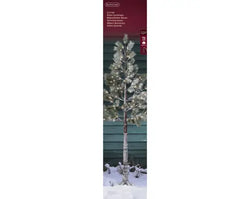 LED Snowy Pine Outdoor Tree H180cm with 96 Lights