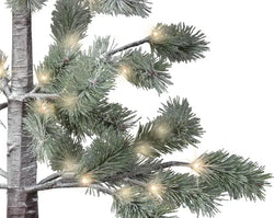 LED Snowy Pine  Outdoor Tree H150cm with 72 Lights