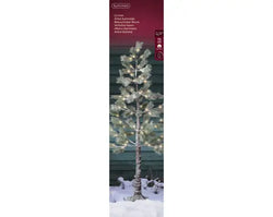 LED Snowy Pine  Outdoor Tree H150cm with 72 Lights