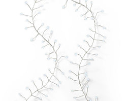 Micro LED Compact Lights – Outdoor (Silver/Cool White, Twinkle Effect) L.12m 960L