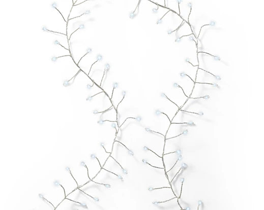 Micro LED Compact Lights – Outdoor (Silver/Cool White, Twinkle Effect) L.12m 960L - Image 2