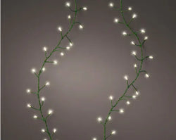 Micro LED Compact Lights – 960 Warm White LEDs, Fine Green Cable L.1200cm 960l