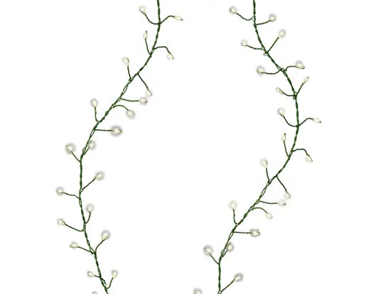 Micro LED Compact Lights – 960 Warm White LEDs, Fine Green Cable L.1200cm 960l - Image 3