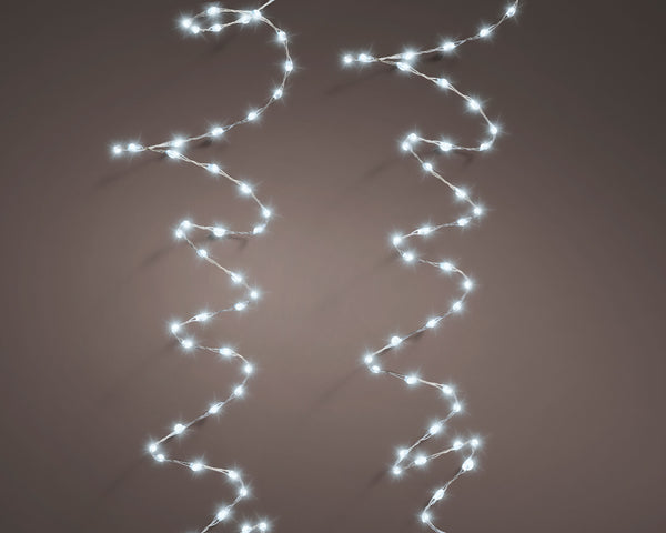 567L Micro LED extra dense lights gb 8 function outdoor silver/cool white L.900cm