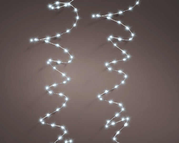 567L Micro LED extra dense lights gb 8 function outdoor silver/cool white L.900cm - Image 1