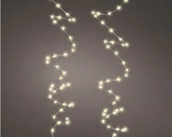 Micro LED Extra Dense Lights – 567 Warm White LEDs, 9m (Silver Cable)