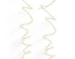 Micro LED Extra Dense Lights – 567 Warm White LEDs, 9m (Silver Cable)