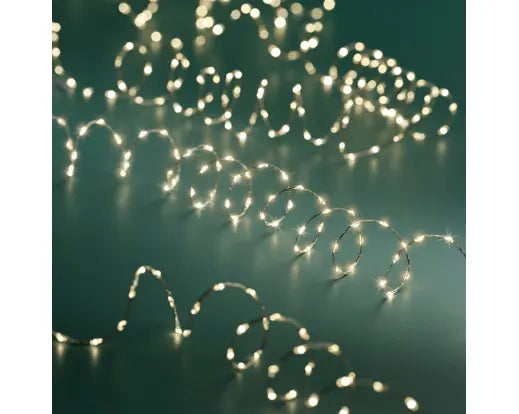 Micro LED Extra Dense Lights – 567 Warm White LEDs, 9m (Silver Cable) - Image 3