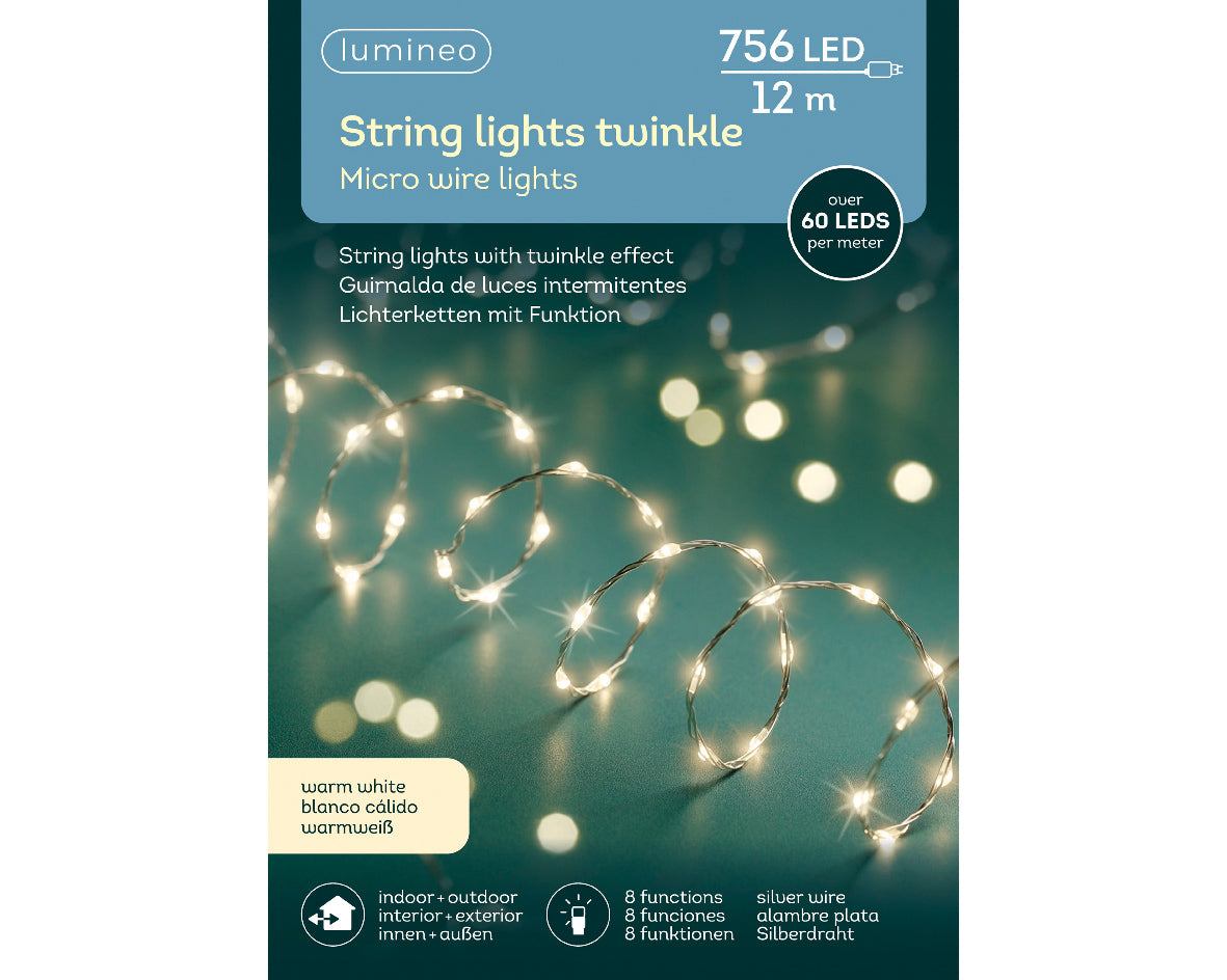 756L Micro LED extra dense lights  8 function warm white - Image 3