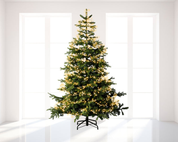 960 Micro LED Cluster Lights Warm White & Classic Warm Mix on Gold Cable 6m – Keans Claremorris