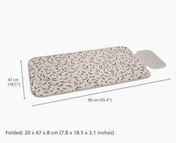 Joseph Swift Ironing/Steaming Mat - Ecru Scatter
