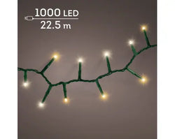 LED Compact Lights – 1,000 Warm White & Classic Warm Mix LEDs, L.2250cm 1000l