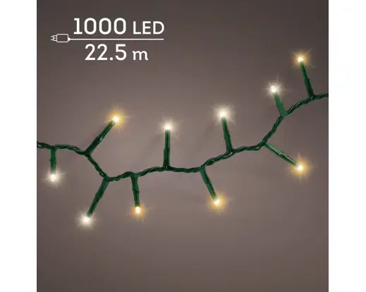 LED Compact Lights – 1,000 Warm White & Classic Warm Mix LEDs, L.2250cm 1000l - Image 1