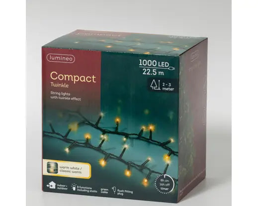 LED Compact Lights – 1,000 Warm White & Classic Warm Mix LEDs, L.2250cm 1000l - Image 8