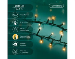 LED Compact Lights – 1,000 Warm White & Classic Warm Mix LEDs, L.2250cm 1000l