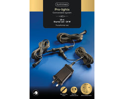 Pro-Lights Transformer with GB Plug, 10m Lead Cable for Outdoor Use – Keans Claremorris