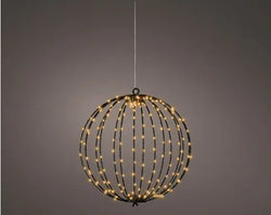 Micro LED Metal Ball Frame Light – Classic Warm White 28cm outdoor
