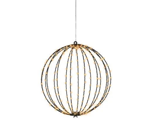 Micro LED Metal Ball Frame Light – Classic Warm White 38cm Outdoor - Image 2