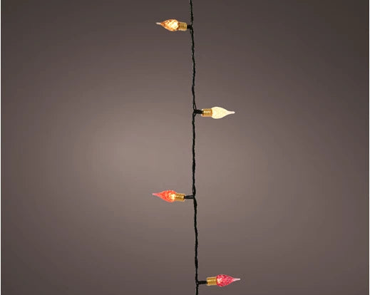LED Vintage Lights – Multi (180L, 17.9m)/classic warm/brown/purple/red - Image 1