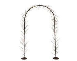 LED Outdoor Arch with Warm White Lights – 230cm