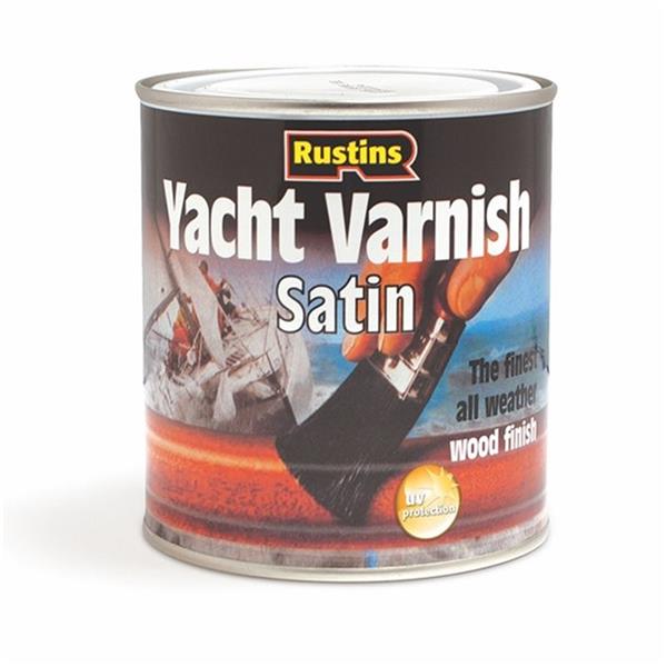 Rustins Yacht Varnish Clear Satin 250ml