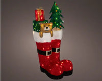 LED Santa Boots Decoration – 67cm