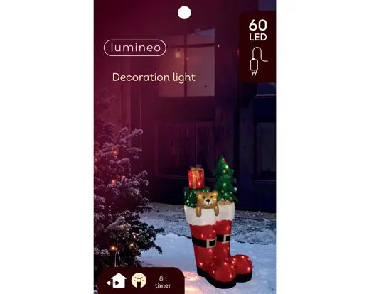 LED Santa Boots Decoration – 67cm - Image 2