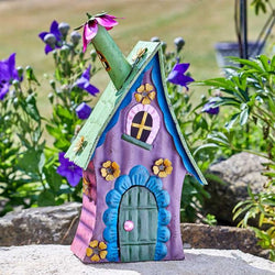 Magic Maisonette hand-painted miniature fairy home for garden patios and borders, 34x18.5x11 cm – Keans Claremorris