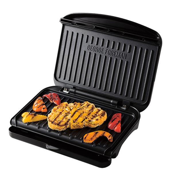 George Foreman Medium Fit Grill 25810, compact indoor electric grill, available at Keans Claremorris