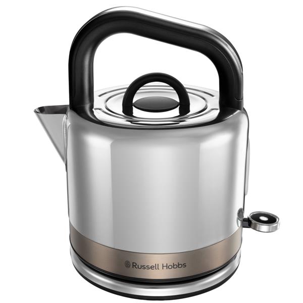 Russell Hobbs Distinctions Titanium Kettle 1.5L with perfect pour spout, water window, ergonomic handle – Keans Claremorris