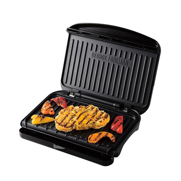 George Foreman Immersa Medium Grill with removable control panel, dishwasher safe plates, fast preheat, energy efficient -