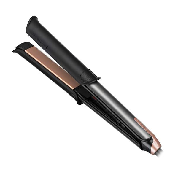 Remington ONE Straight & Curl Styler S6077 – 2-in-1 hair straightener and curling wand with FlexiCovers, all hair types –