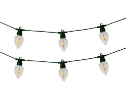 LED Fire Flame String Lights – 8 Flame Effect LEDs, 3.5m