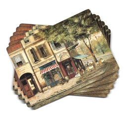 Parisian Scene Placemats & Coasters Set