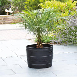 50cm Patio Tub Gun Metal Keans Claremorris