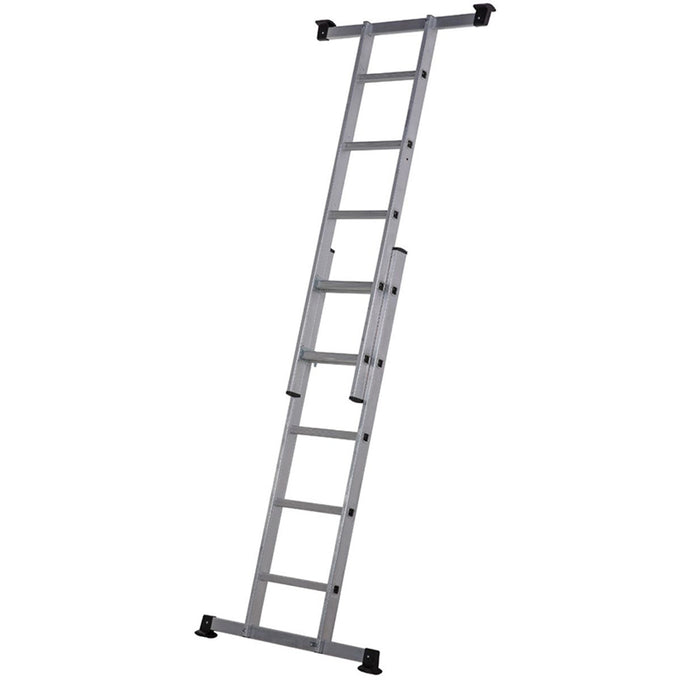 Youngman 5101518 Pro-Deck 5 Way Combination Ladder, versatile multi-position, available at Keans Claremorris