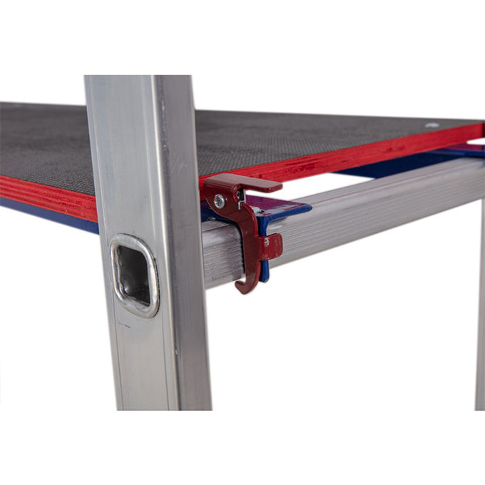 Youngman 5101518 Pro-Deck 5 Way Combination Ladder, versatile multi-position ladder available at Keans Claremorris