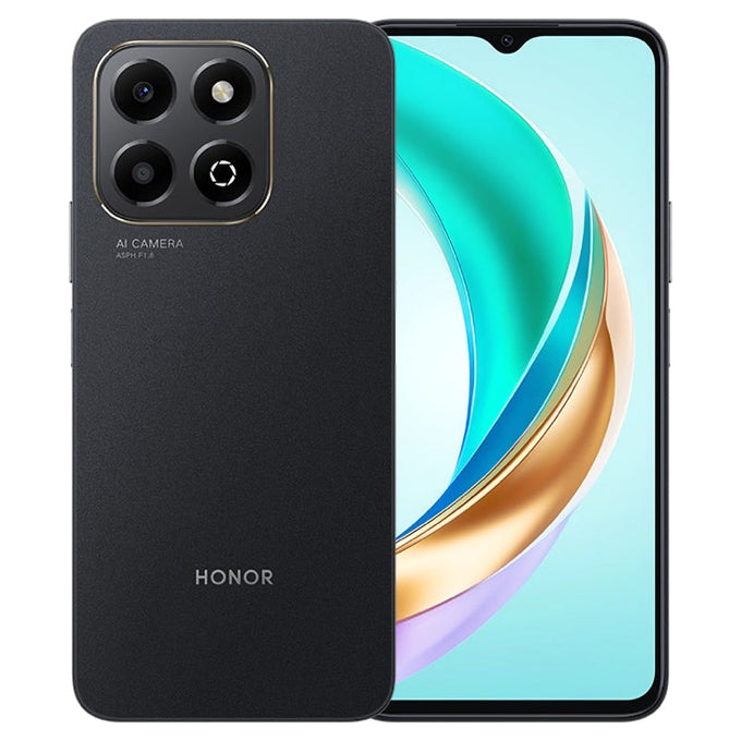 Honor X6b 128GB Black Smartphone, 6.56" LCD, 50MP Dual Camera, 5100mAh Battery, MediaTek Helio G85 – Keans Claremorris