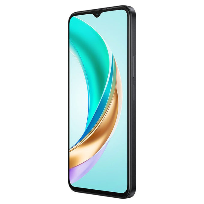 Honor X6b 128GB Black Smartphone, sleek design, high storage - available at Keans Claremorris