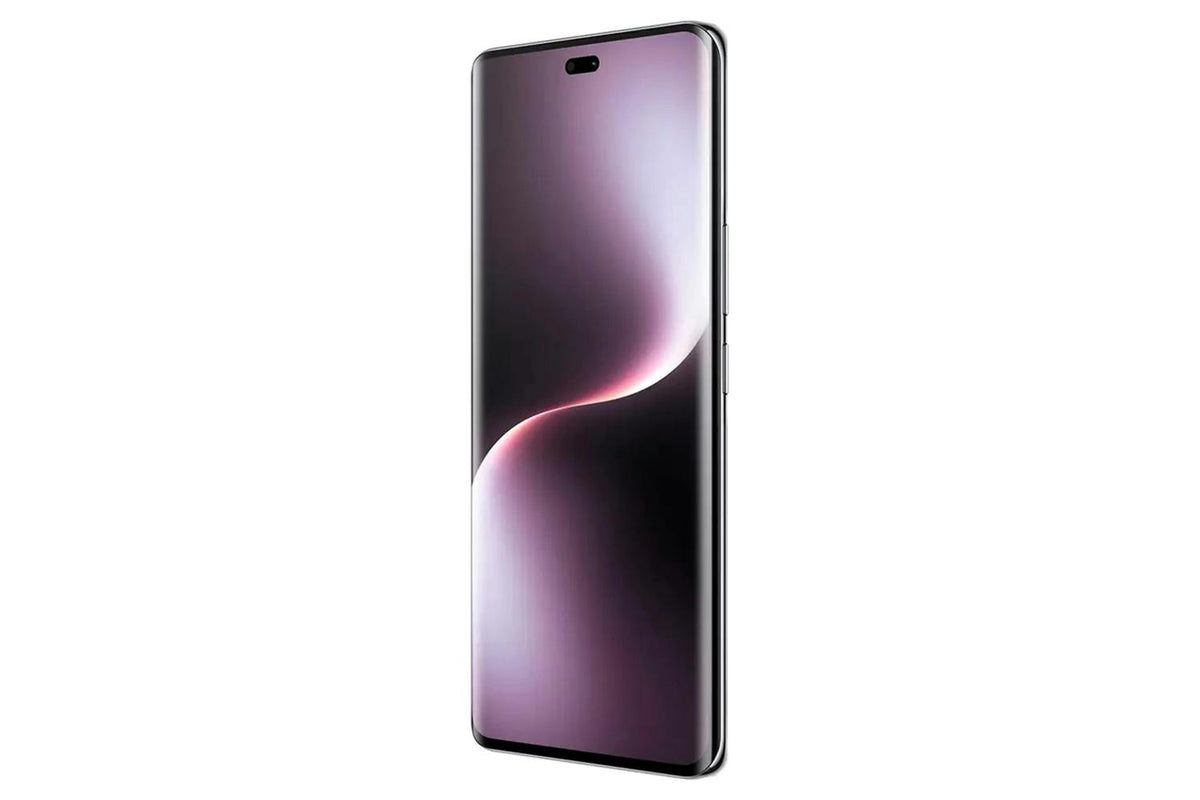 Honor Magic 7 Lite 8 smartphone in Titanium Black, angled front view with screen on