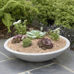 60cm Varese Low Bowl MillStone Grey
