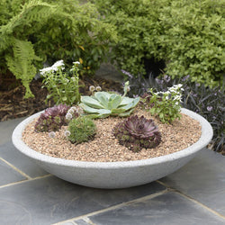 60cm Varese Low Bowl Alpine Grey Alpine Grey