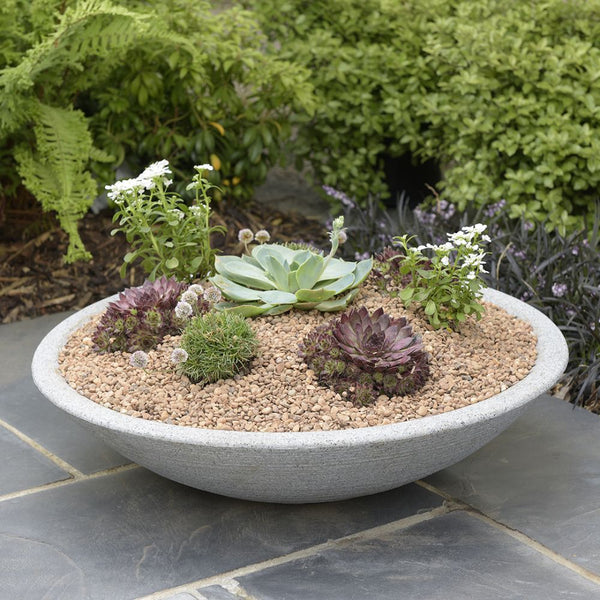60cm Varese Low Bowl Alpine Grey Alpine Grey